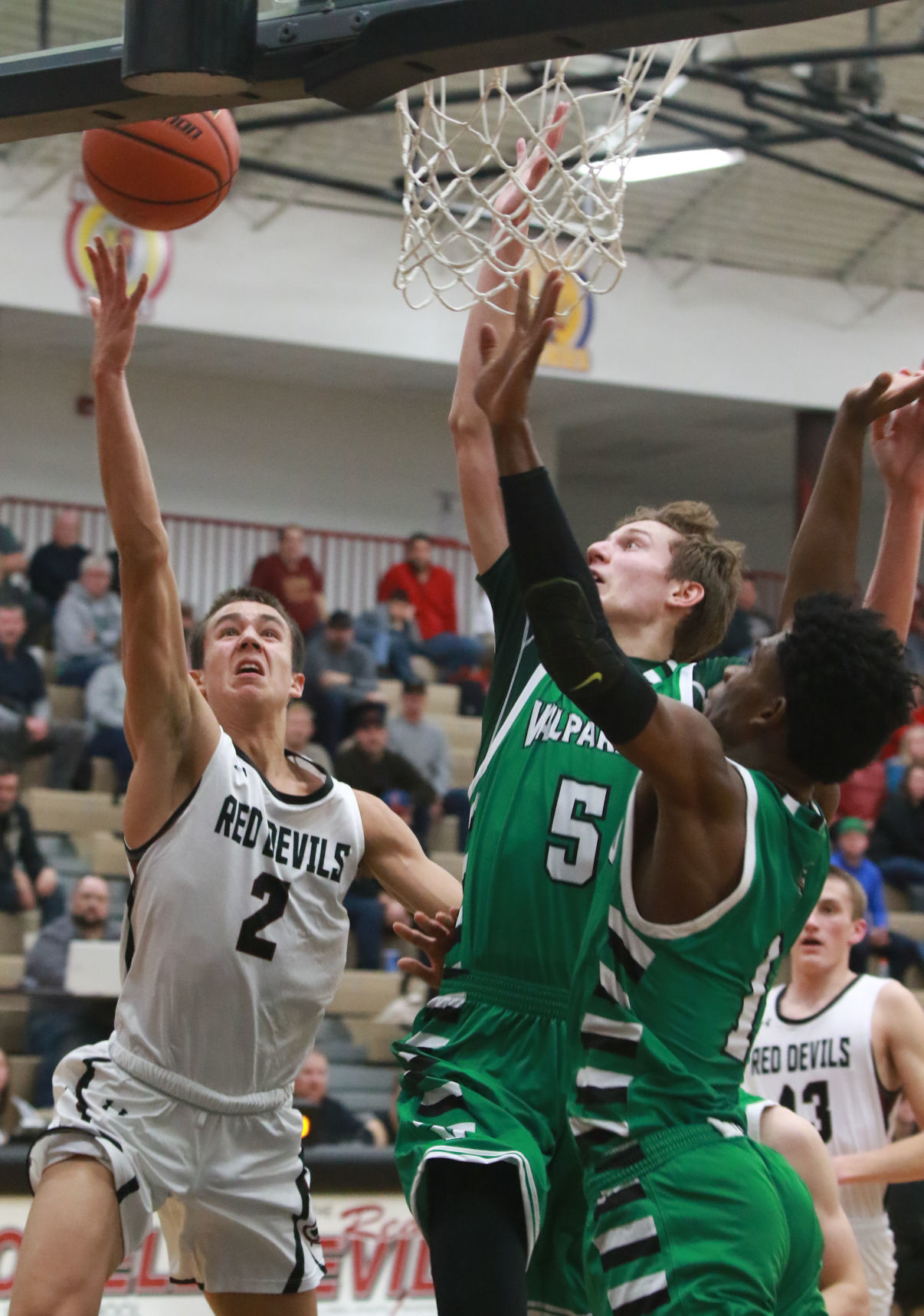 Boys basketball - Valparaiso at Lowell